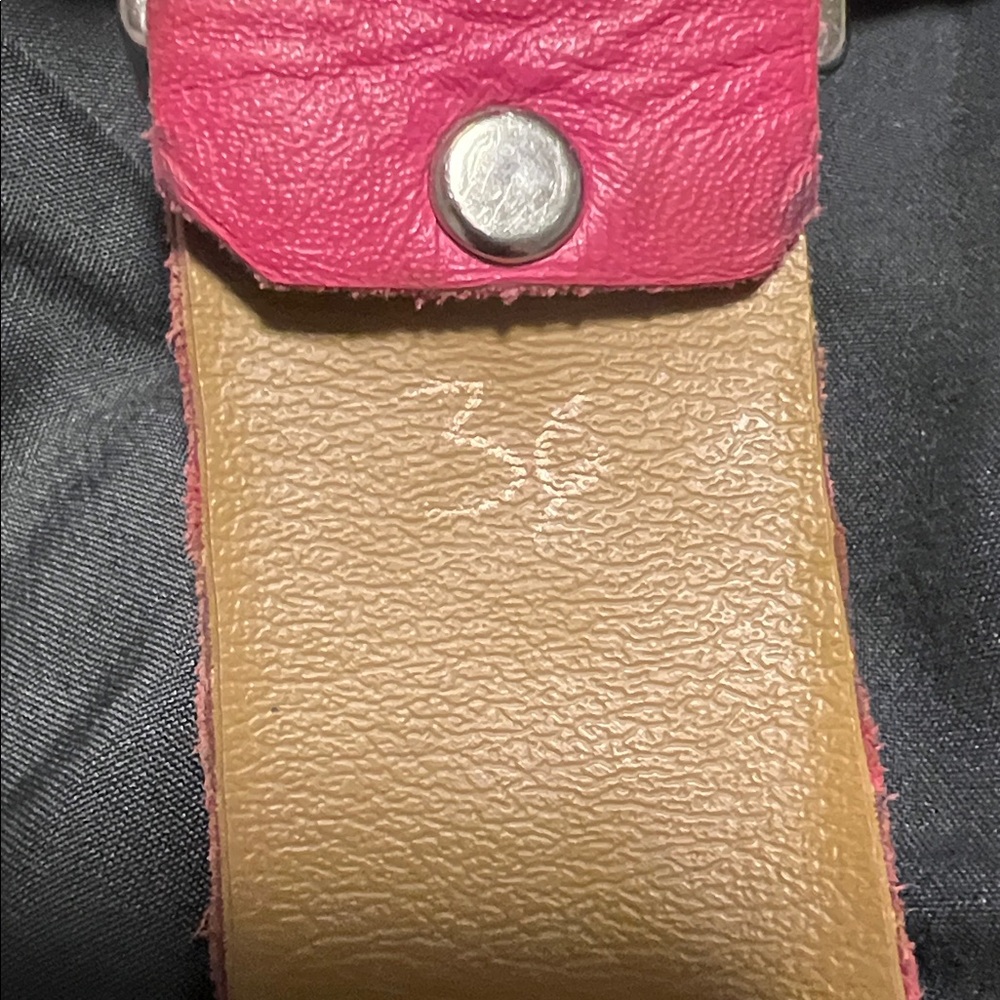 Kippys vintage pink leather cowgirl belt with Swarovski crystals - Picture 7 of 7